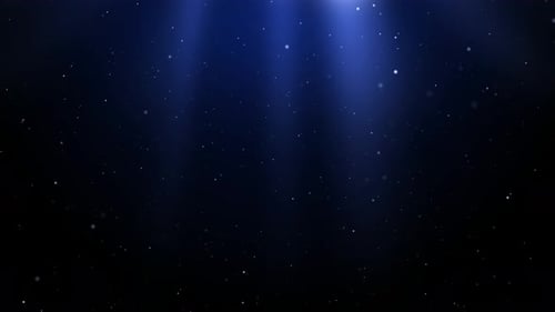 Blue Particles Background Loop