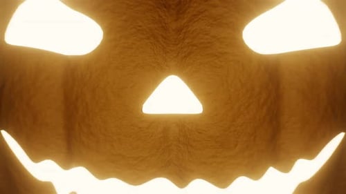 Fundo de abóbora de Helloween Vj Loop em HD
