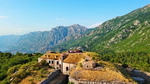 Old Ancient Famous Fort Gorazda in Montenegro