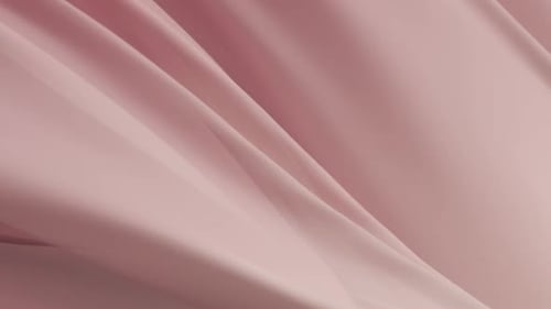 Abstract Flowing Pink Fabric Wave Background