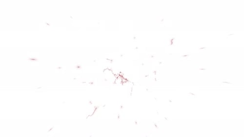 Blood Splatter Effect | Horror Liquid Burst with Alpha Channel