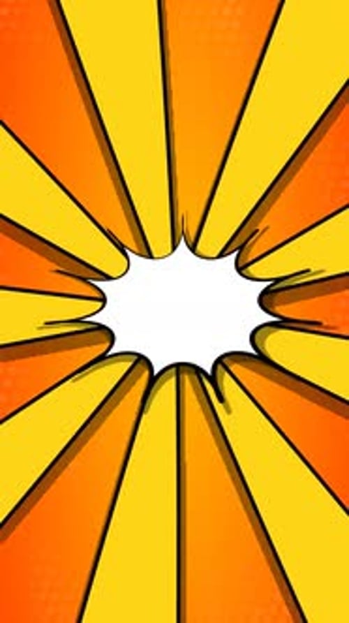 Pop Art Comic Background Vertical Loop Background