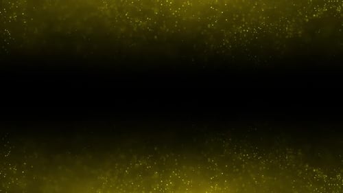 Elegant Golden Particle Border Loop Background Animation