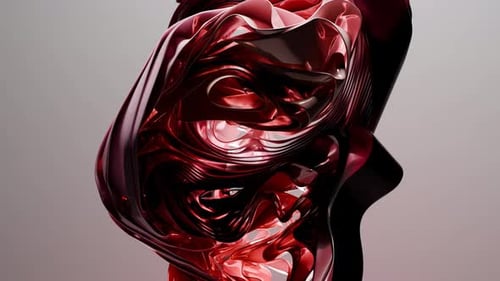 Floating Cloth 3D Abstract Animation