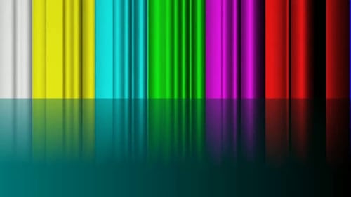 Bunte Vorhänge, wehender Bühnenanimationshintergrund