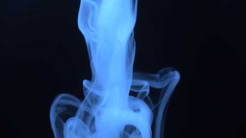 Abstract blue smoke texture