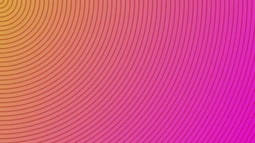 Vibrant Abstract Geometric Circles Looping Motion Background