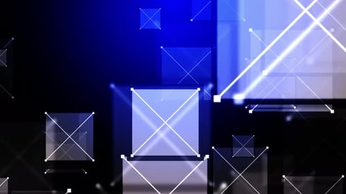 Technology Blue Background Loop