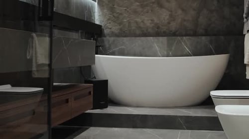 Modern Bathroom Design with Elegant Fixtures