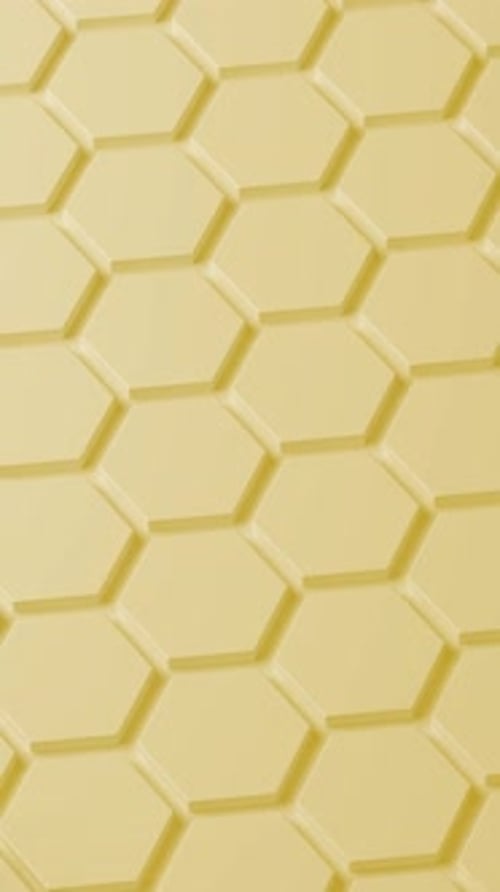 3D Animated Geometric Hexagon Tile Push Background