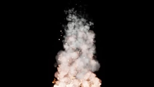 Realistic Rising Smoke and Ember Particles