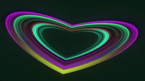 Abstract Circle Glow Background