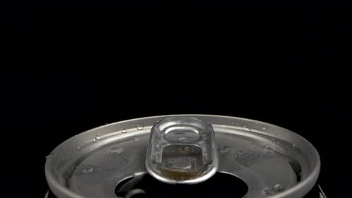 Close Up of Top of Soda Can