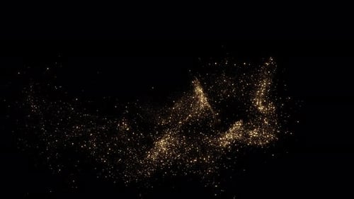 Golden Glitter Shimmer Light Tail Shine Sparkles Magic Trail Bright Sparkles Sparks Background