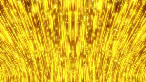 Lignes brillantes dorées