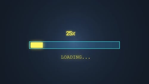 Loading bar with countdown