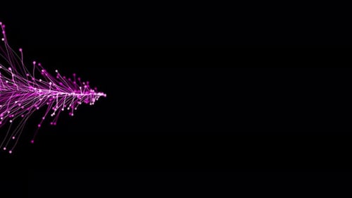 Abstract pink branch.Energy,technology,data,information,fiber optic,internet.Flower network