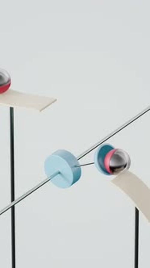 Marbles Path 3D-Schleifenanimation