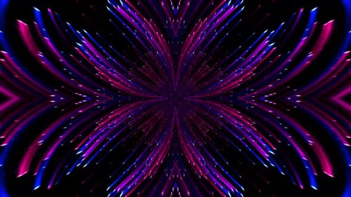 Neon lines shrinkage background