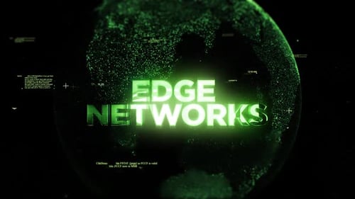 Futuristic Digital Globe Network Title Reveal