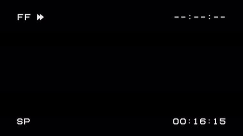 Classic VHS Camcorder On-Screen Display Overlay