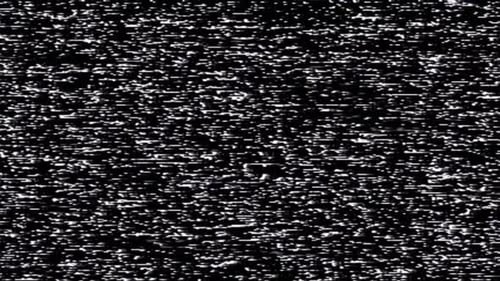 Retro Glitch TV Static Noise Overlay