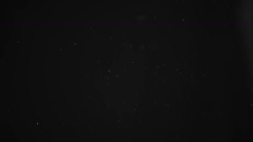 Abstract Background with Moving Light Specks and Logo