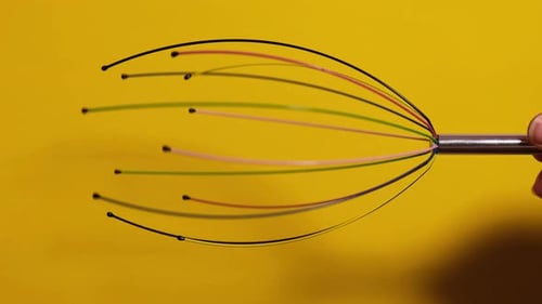 Scalp Massager for Home Vertical Close Up of Scalp Massaging Brush for Hair Growing Routine Anti