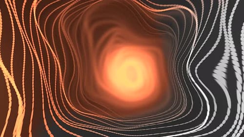 Orange Animation With Key Pattern 3d Flying Lines High