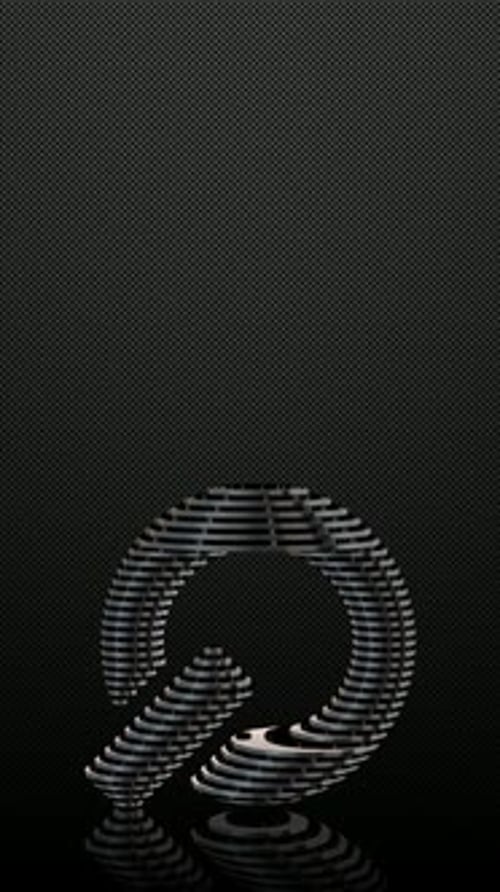 Abstract 3D Letter Q Morphing Geometric Animation