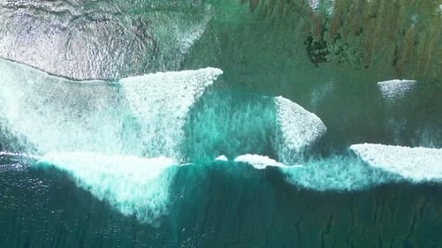 Waves in Bali - Indonesia.