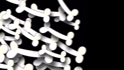 Halloween Cartoon Transition On Alpha Channel