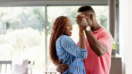 Couple Shares an Intimate Dance at Home