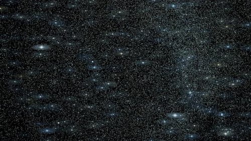 Twinkling Stars and Distant Galaxies Space Background Loop