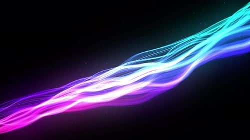 Neon Colors Vibrant Optical Fiber Background