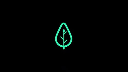 Green Leaf icon animation