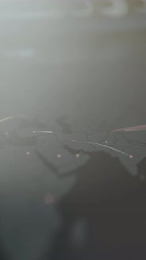 Abstract Network Connections and Data Transfer Visualization