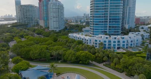 Top Beaches in Miami Florida Top View Waterfront Resorts in Miami Beach Aerial View of Miami Florida