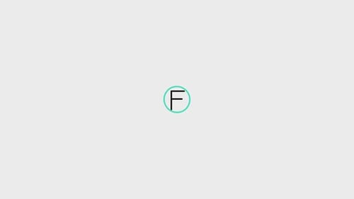 Animiertes Buchstabensymbol