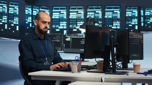 IT Programmer Defending Supercomputer Systems From Threats