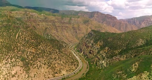 Gorgeous view of beautiful mountains of Colorado State, USA.