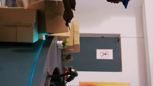 Courier Showing Shipping Report