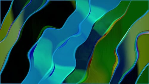 Abstract Fluid Organic Wavy Background Animation