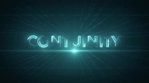 Texto de datos digitales 4K de Continuidad