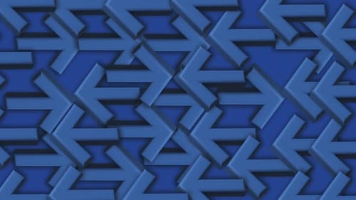 Blue 3d Icon Arrow Loop