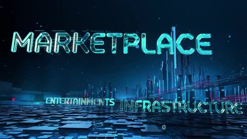 Futuristic Digital Technology Opener for Metaverse and Business