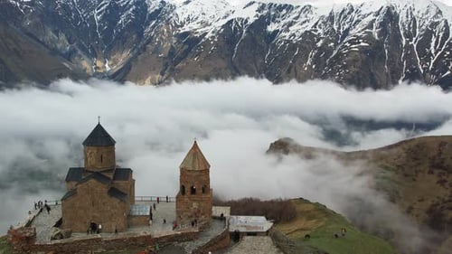 Aerial View of the Georgia Landmarks