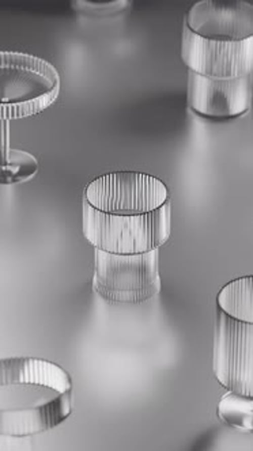Jouice Glass Morphing 3D Loop Animation