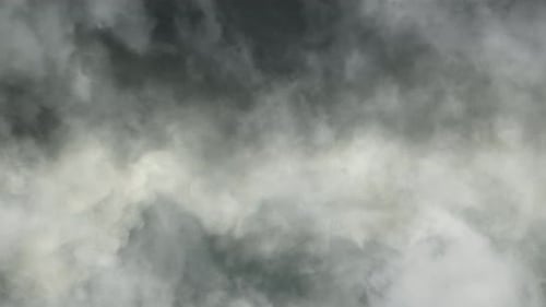 point of view inside a thick cloud.