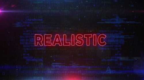 Futuristic Digital Glitch Text Title Animation